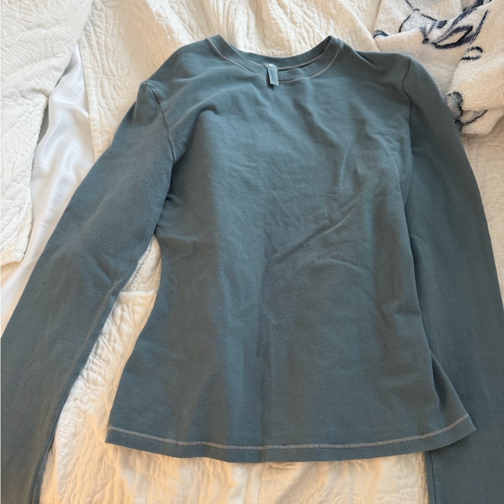 Skims Cotton Jersey Long Sleeve